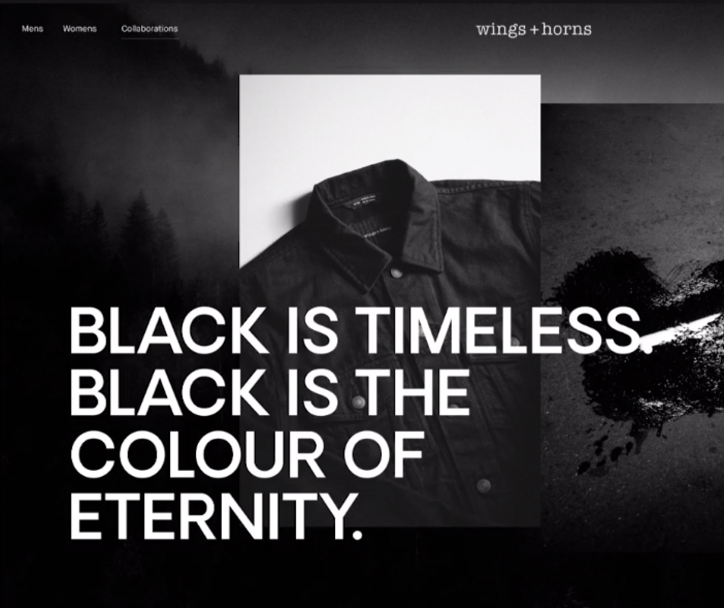 Черно-белый дизайн: 9 потрясающих примеров 