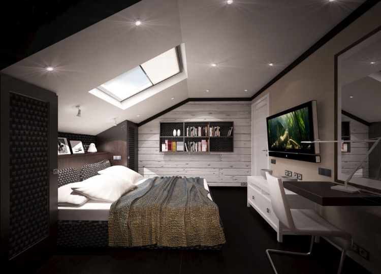 Дизайн потолка в спальне — INMYROOM